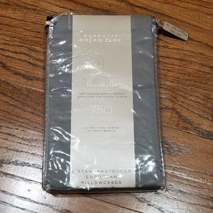 SOLD! Wamsutta Dream Zone GREY Std Euro Pillowcase